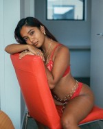 Lady in red